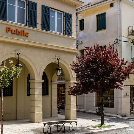 Sidewalk Apartment Corfu (city)